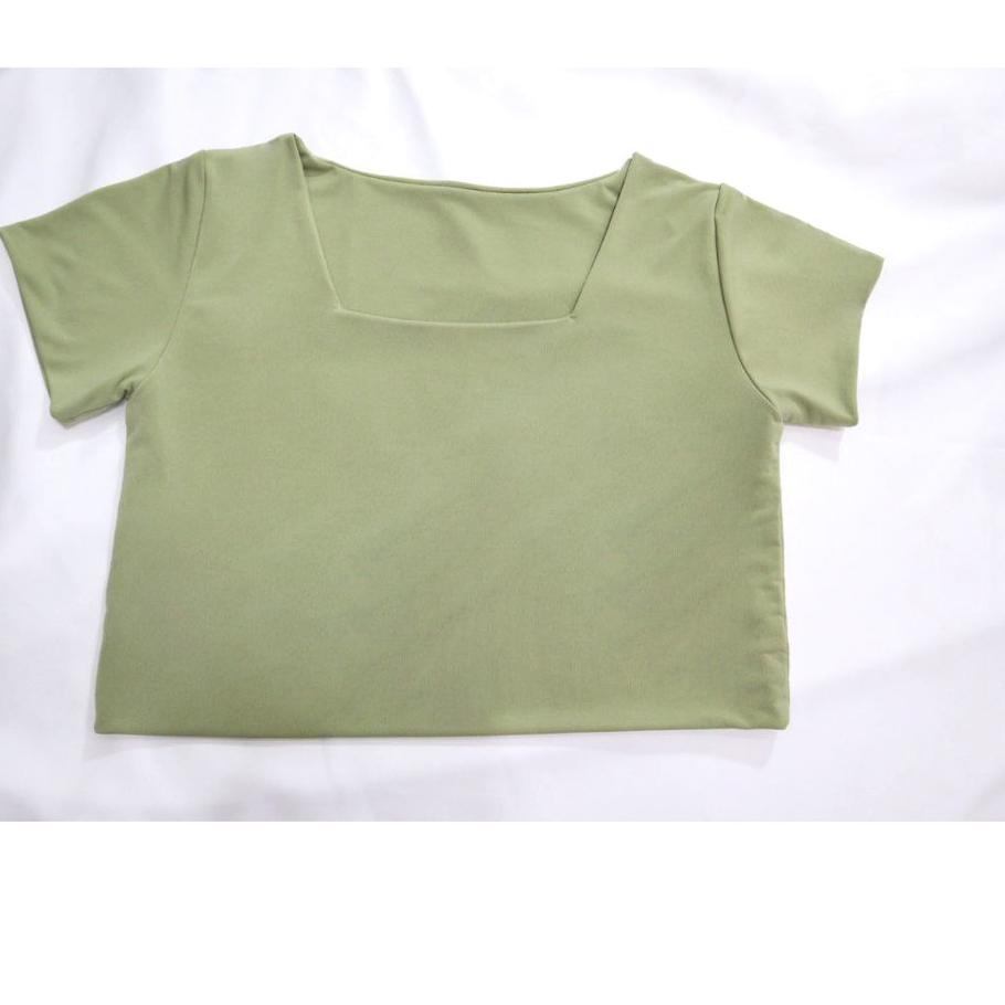 ℗ SQUARE CROP TOP TEE BIG SIZE KAOS CROP CROPTOP JUMBO ➤