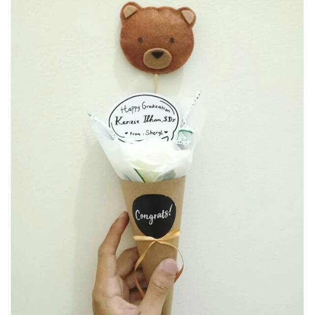 Hand Bouquet Mini / Bunga Bouquet Mini / Bouquet Wisuda
