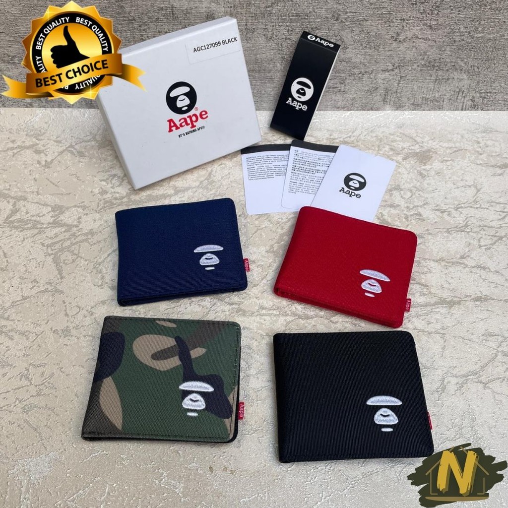 Dompet AAPE A Bathing Ape Wallet / Dompet Lipat Dompet Pendek