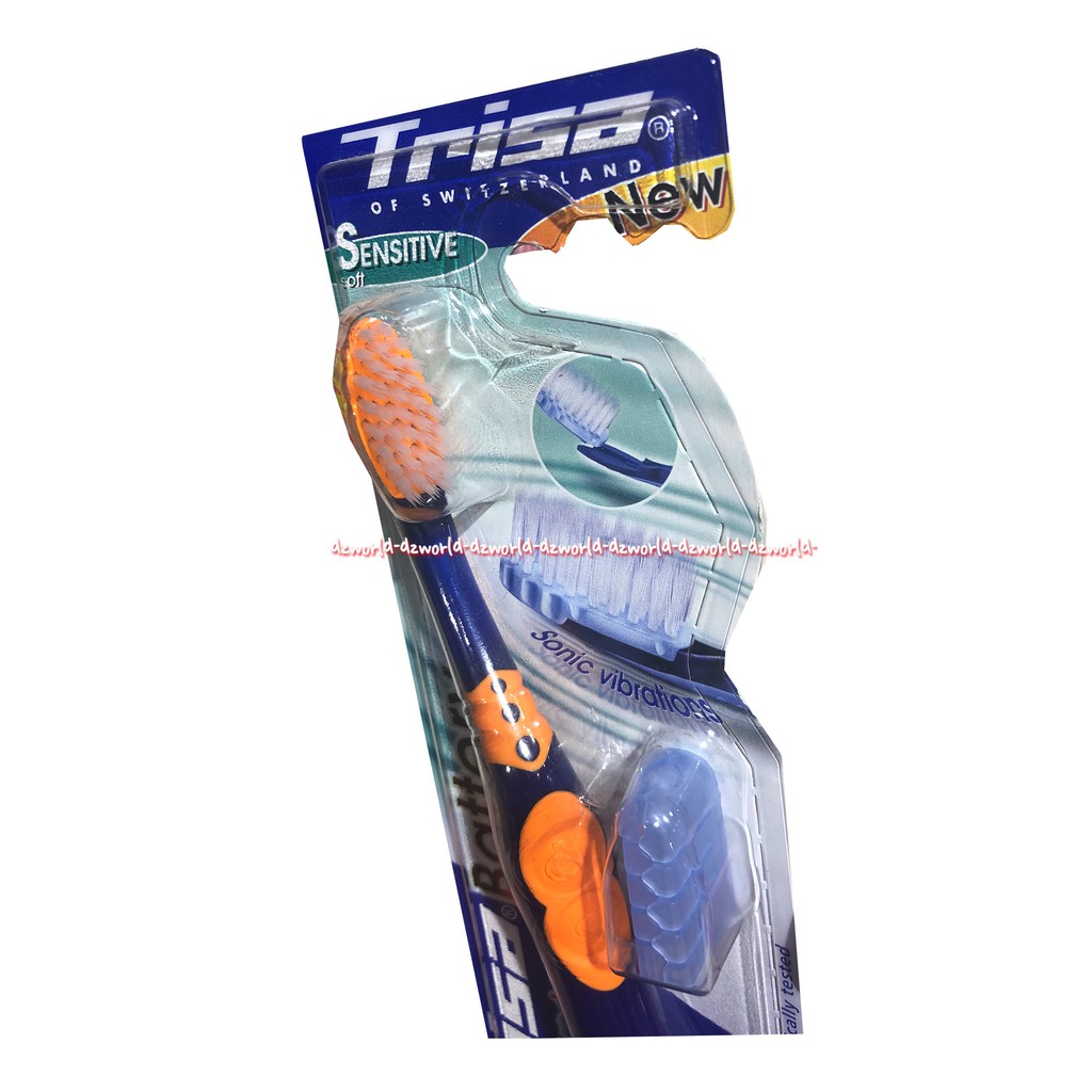 Trisa Sonic Power Battery Sensitive Sikat Gigi Dengan Baterai Tooth Brush