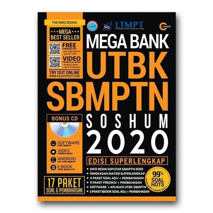 Obto126 Mega Bank Utbk Sbmptn Soshum 2020 Plus Cd The King Eduka Shopee Indonesia