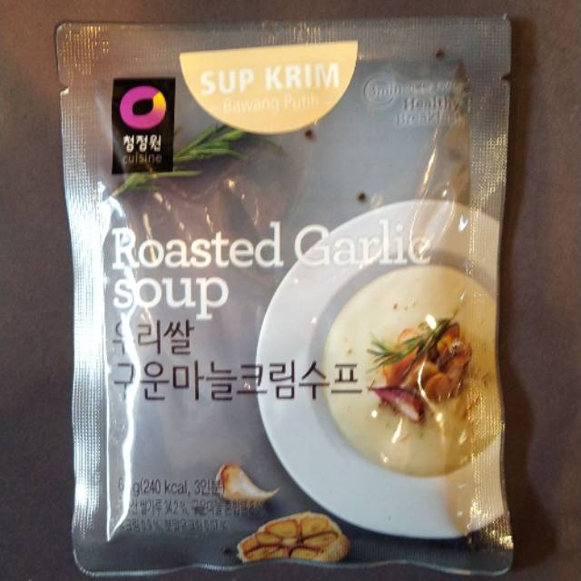 

Daesang sup krim bawang roasted garlick soup 60gr
