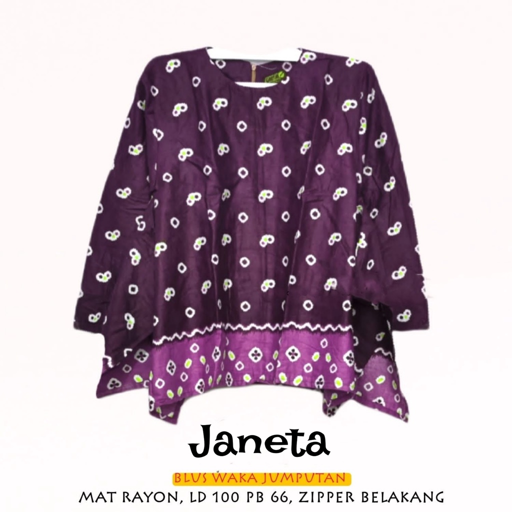 Blus jumputan janeta