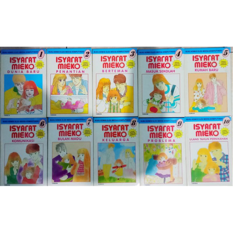 Komik Isyarat Mieko Dunia Baru Set 1-10