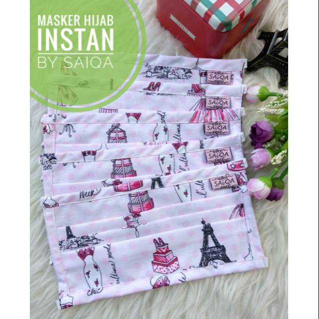 Masker Hijab Instan SAiQA