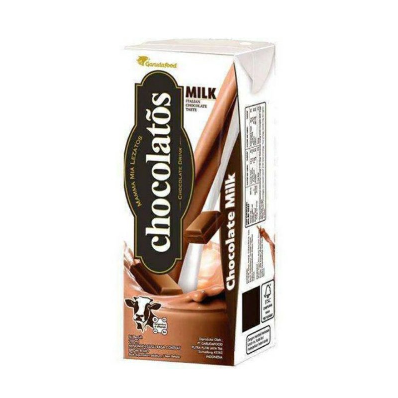 

chocolatos Drink Susu UHT Chocolate Milk 190 ml