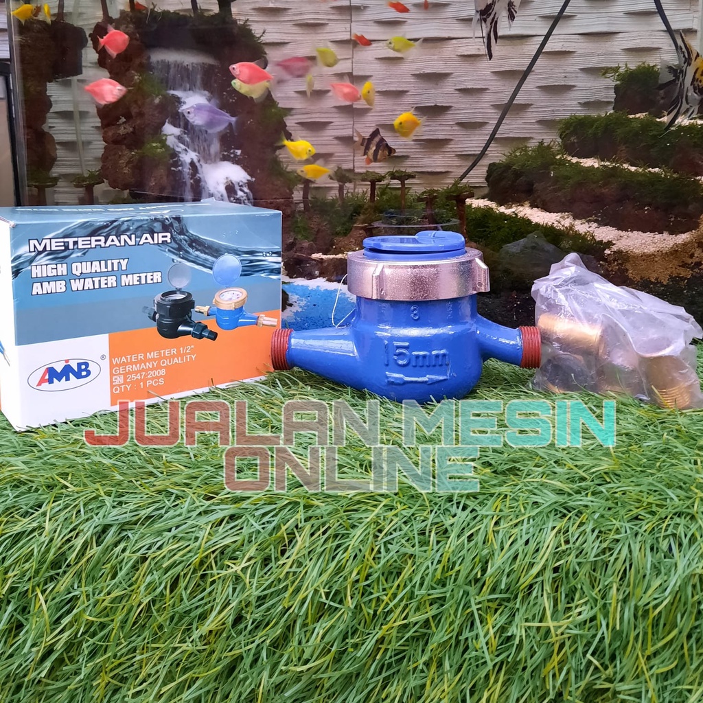 Meteran Air Body Besi AMB High Qualiti Water Meter