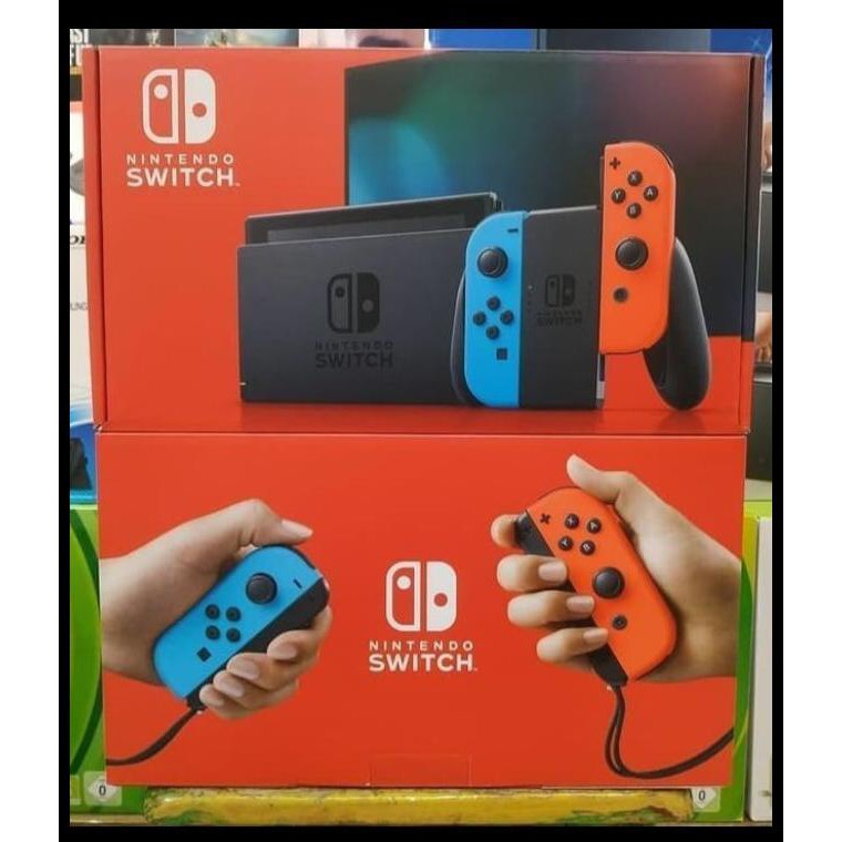 New Nintendo Switch Console Hac 001 01 Nintendo Switch Grey Ggc3 Shopee Indonesia