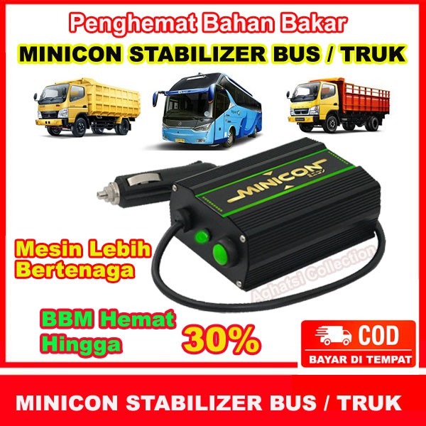 Minicon Stabilizer Acuu / Aki Mobil Bus, Truk, 24 Volt Bergaransi 10 Tahun