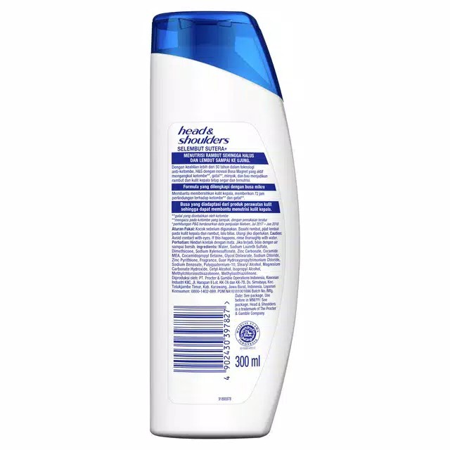 Head &amp; Shoulders Shampoo Smooth &amp; Silky 300ml