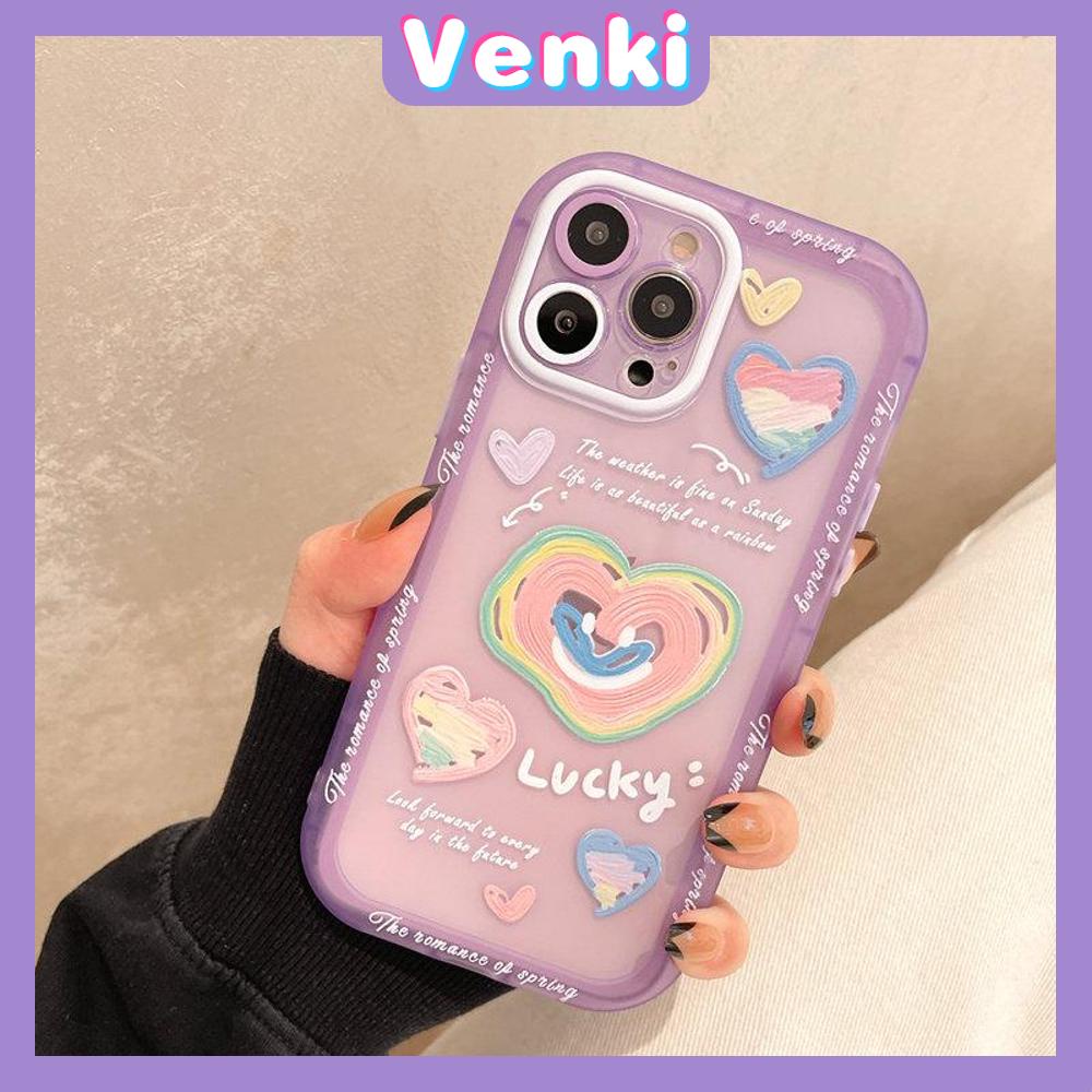 iPhone Case Silicone Soft Case Clear Case Fluorescent Color Airbag Shockproof Protection Camera Heart Cute Compatible For iPhone 11 Pro Max 13 Pro Max 12 Pro Max 7Plus xr XS Max