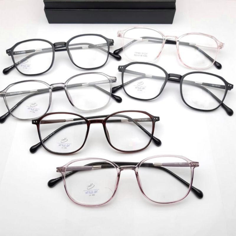 Kacamata 2127 l Ganti Lensa Minus l Anti RadiasiPhotocromic