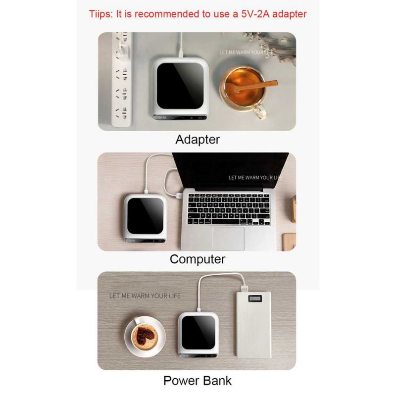 Pemanas Eletrik Tatakan Gelas Teapot Heating USB 10W