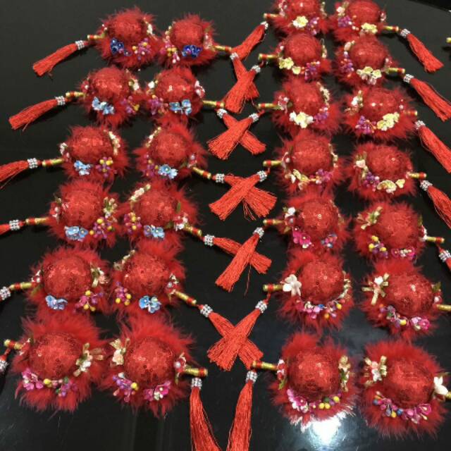 Jepit rambut imlek model cepol / hair clip imlek