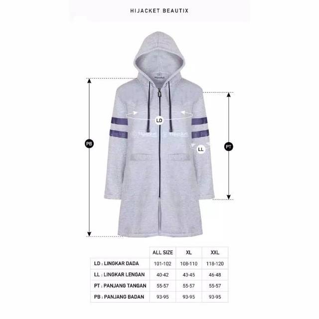 ⭐BUY 1 GET 2 GIFT⭐ HIJACKET® ORIGINAL BEAUTIX JAKET MUSLIMAH-4