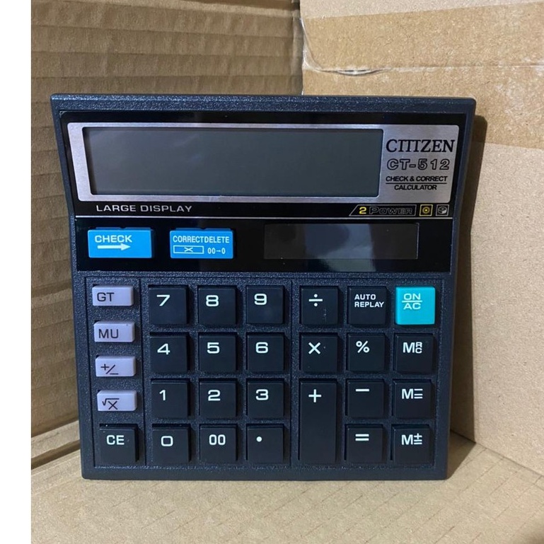 

Kalkulator CT 512 12 Digit -Kalkulator Check / Kakulator Dagang Besar / Calculator CT 512 MURAH