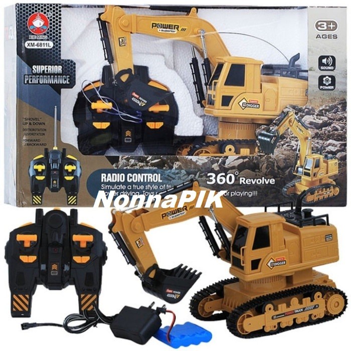 RC Diecast Miniatur Excavator Beko Truck - Radio Control Digger
