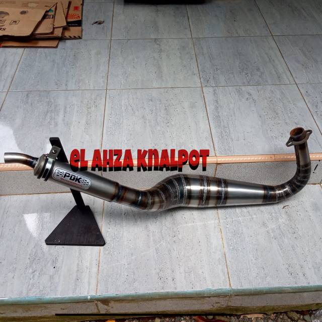 knalpot kolong kobra plat karat untuk rx king pdk