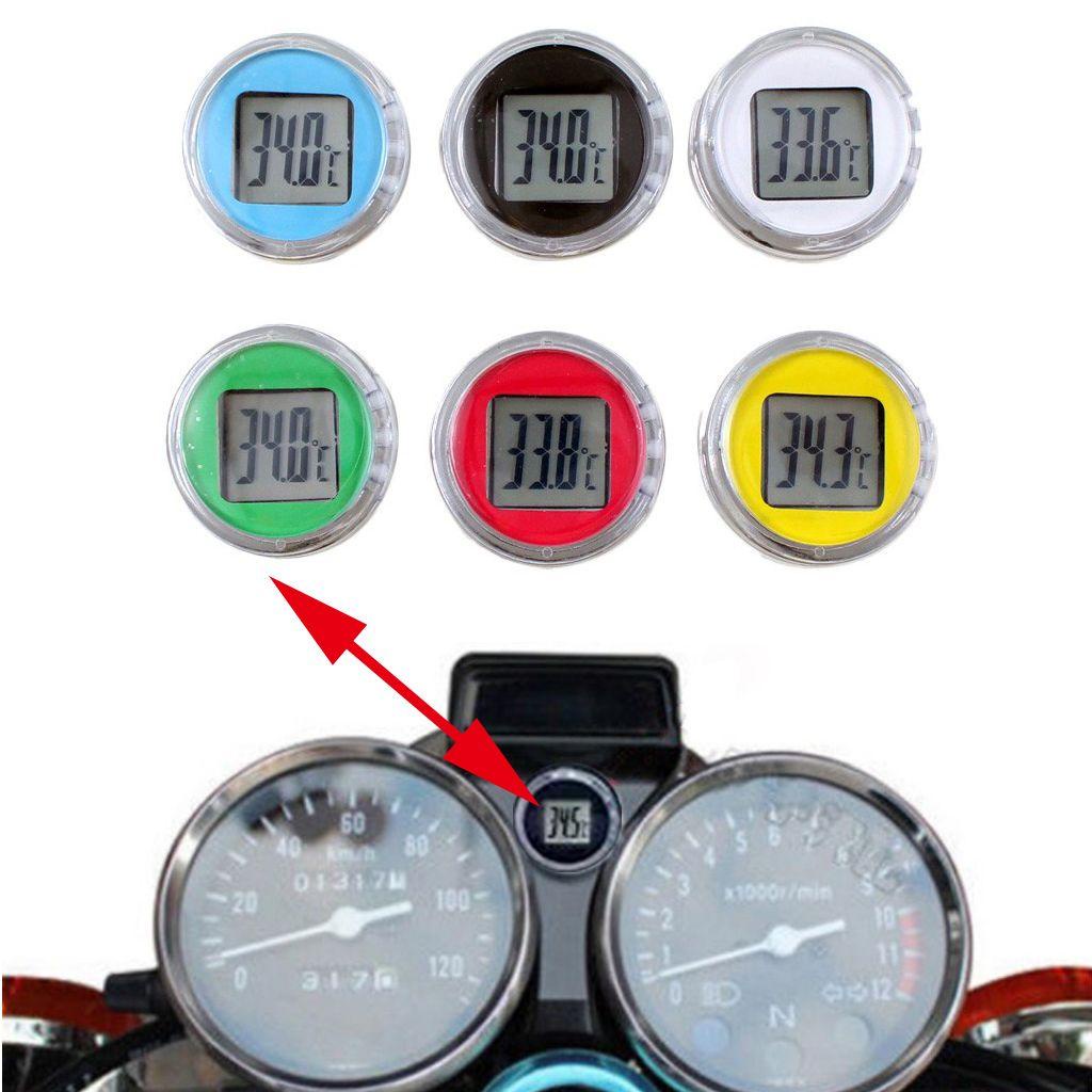 Populer Termometer Motor Interior Waterproof Tempel Type Instrumen