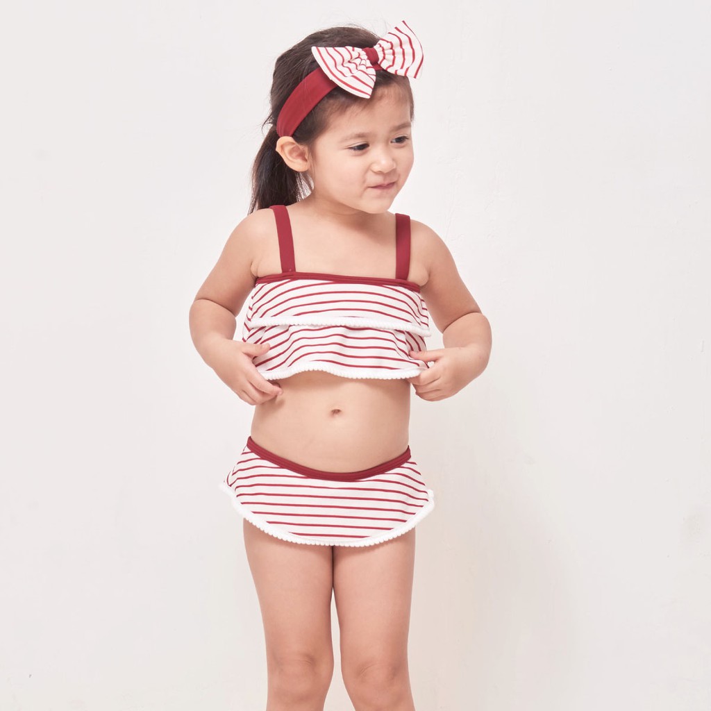  Lee  Vierra  Kids Summer Family Bikini Baju  Renang Anak 