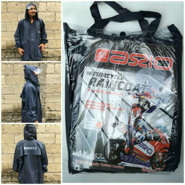 Jas hujan axio karet ax-661 jas hujan karet anti rembes mantel jas hujan axio ORIGINAL