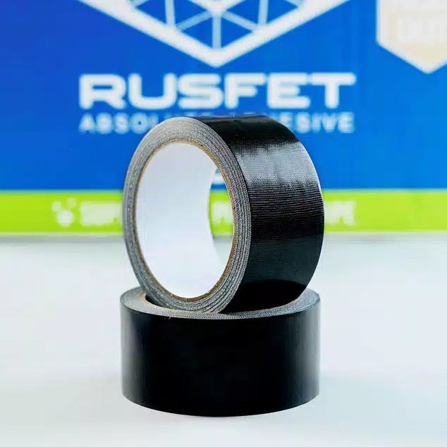 

LAKBAN KAIN - CLOTCH TAPE HITAM 2 INCH RUSFET DAYA REKAT TINGGI! MURAH