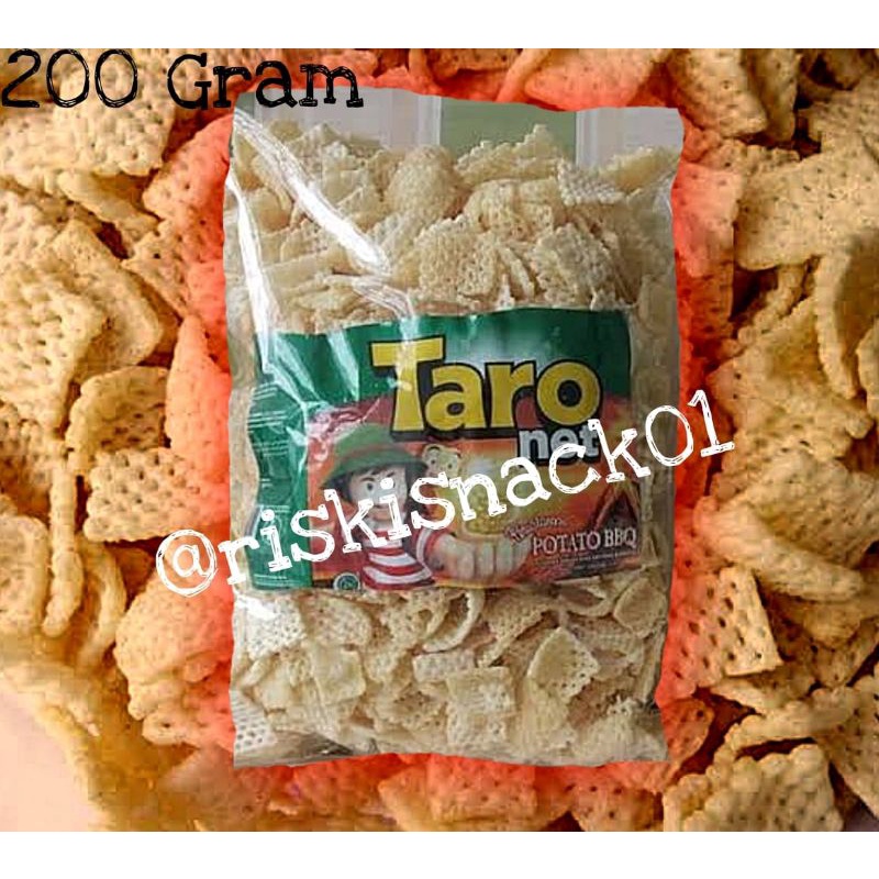 

Snack Kiloan Murah | Taro Net Repacking 200 Gram
