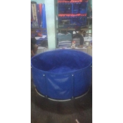 kolam bulat fullset rangka pipa D1,5 T1