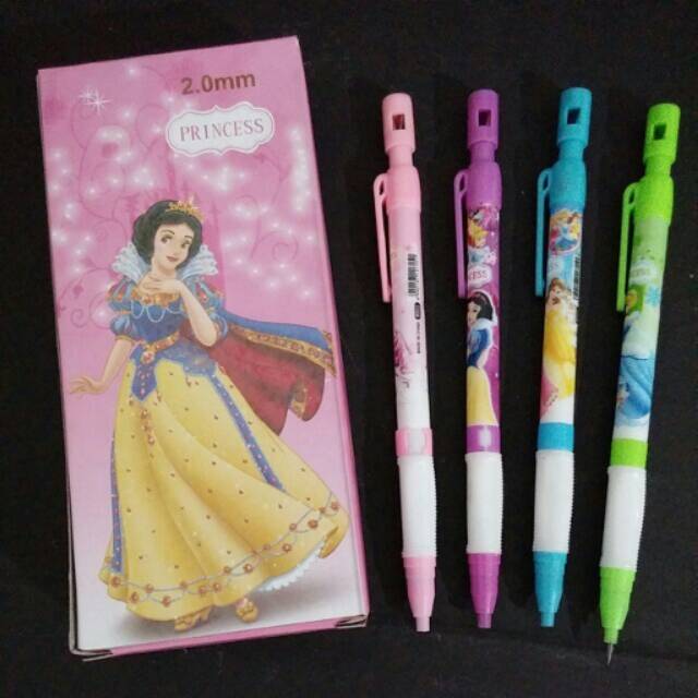 

Pensil mekanik mechanical pencil putri princess 2 mm . 12 unit
