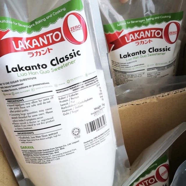 

Lakanto Luo Han Guo Sweetener Classic 1kg READY