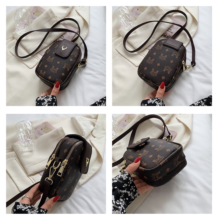 TASHAPPY CR7793 Tas SLING PHONE Motif Model Kece Wanita Kekinian Terbaru Ada 2 Resleting supplier tas import