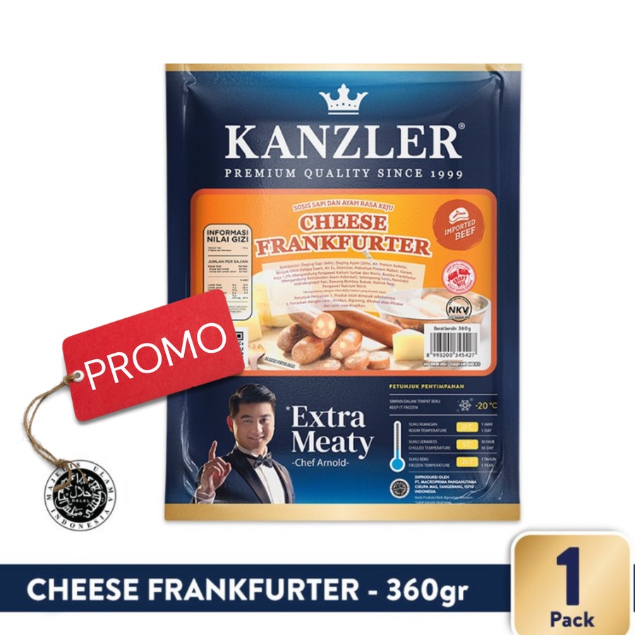 

Kanzler Sosis Cheese Frankfurter