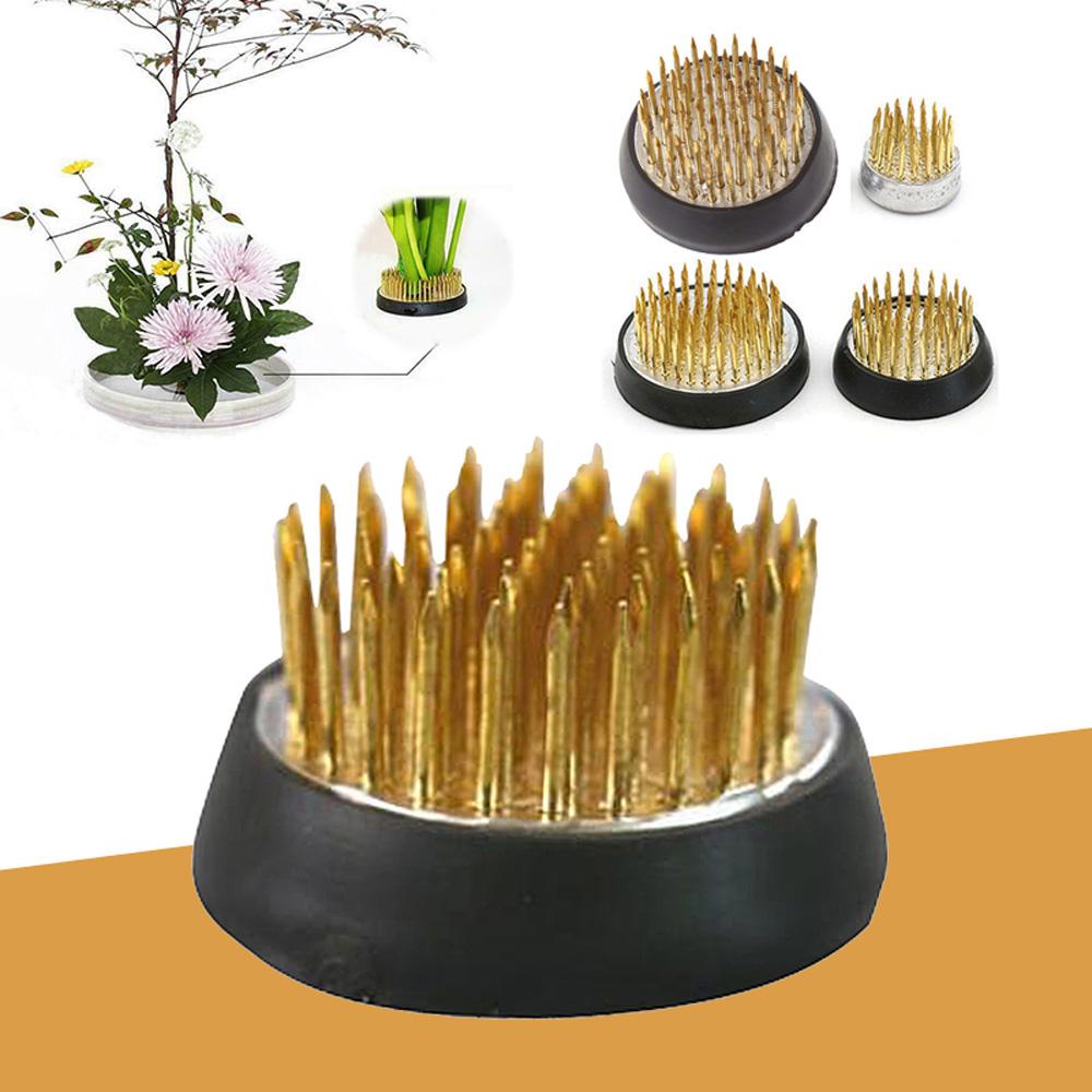 REBUY Ikebana Holder Floristry Rangkaian Bunga Runcing Kenzan Art Alat Tetap