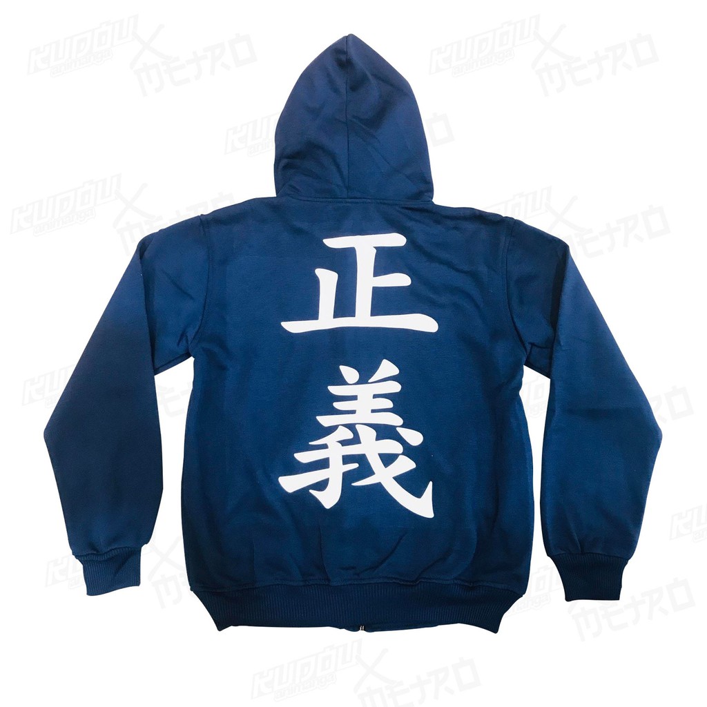 Jaket Admiral Marine Navy Kanji Anime Onepiece