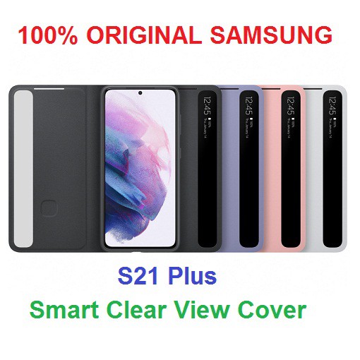 Clear View S21+ S21 Plus 5G SAMSUNG Smart Cover Galaxy Original100%