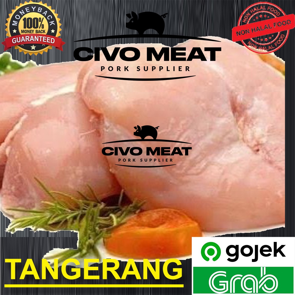 Dada ayam fillet boneless tanpa kulit 2kg (non halal)