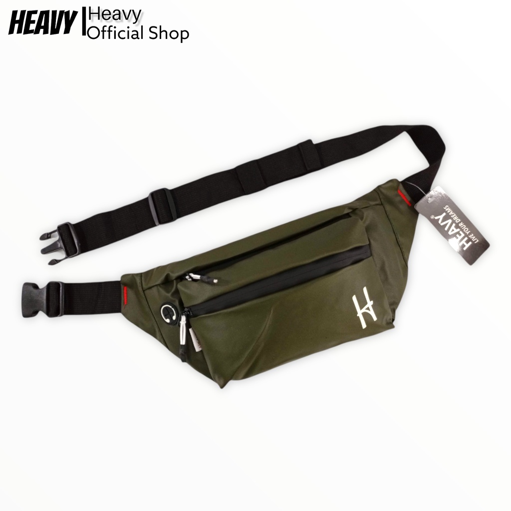 Heavy Official Shop . Tas Pinggang Waistbag Pria Heavy Original | Tas Selempang Pria Casual
