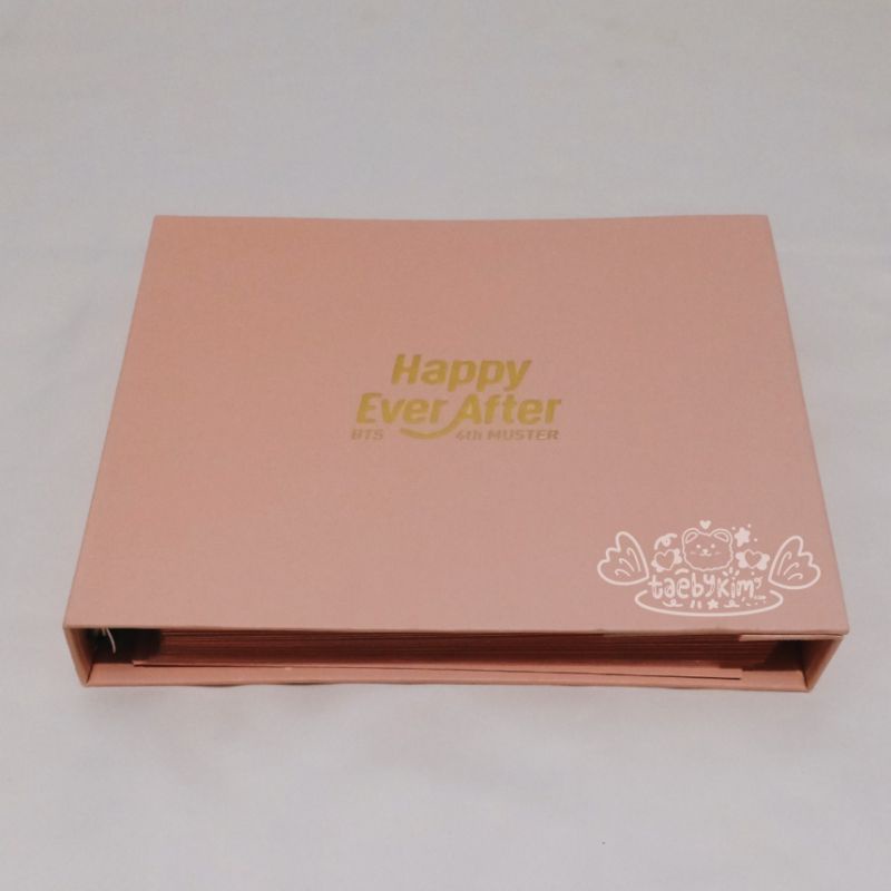 OFFICIAL BINDER HEA HAPPY EVER AFTER BTS 4TH MUSTER