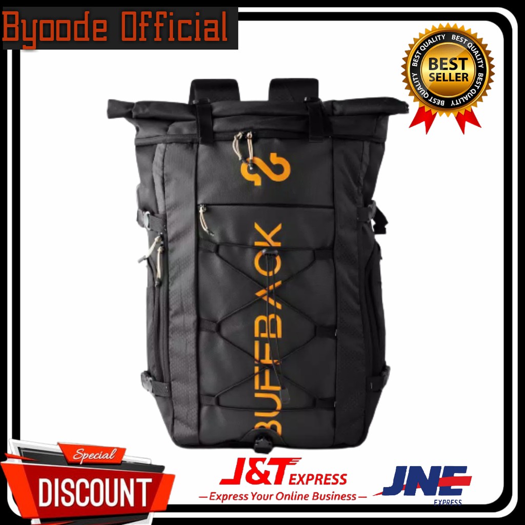Tas Ransel Pria Waterfroop Tas Punggung Traveling Pria Wanita Usb Buffback Climber Premium