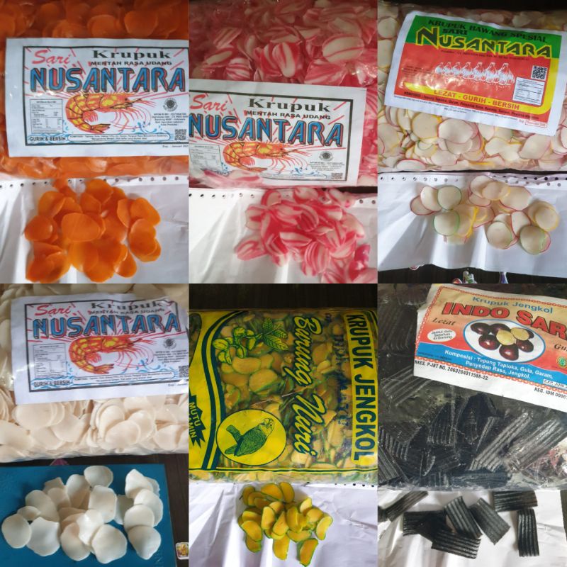 

KERUPUK KEMPLANG/KERUPUK BAWANG/KERUPUK UDANG NUSANTARA/KERUPUK SEBLA 250gr