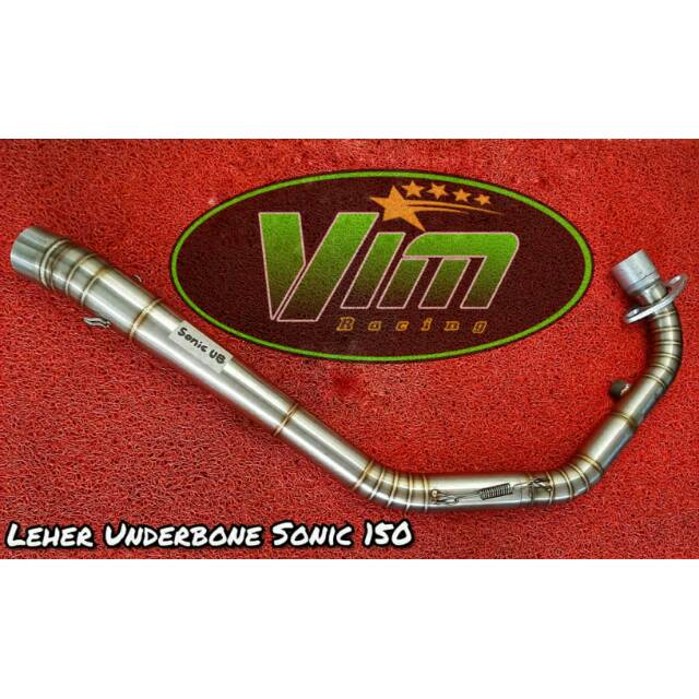 Leher knalpot sonic UB fullcacing. Header knalpot sonic roadrace. Leher roadrace