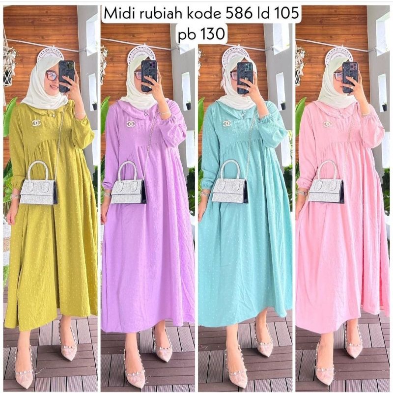 MIDI DRESS RUBIAH 586