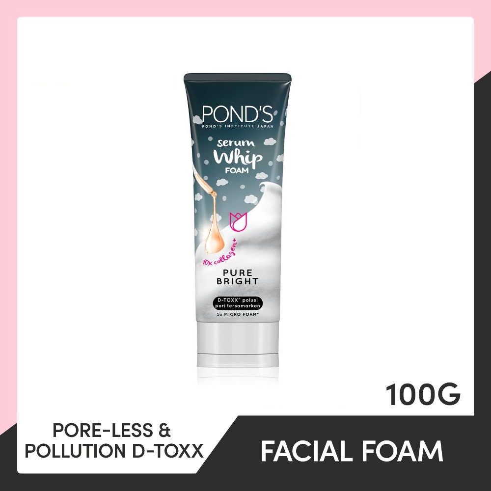 Ponds Pure Bright Whip Foam 100g