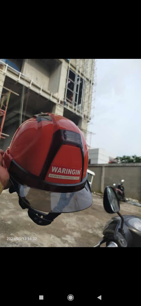 Helm Safety Leopard Abs 0295 Helm Proyek Original