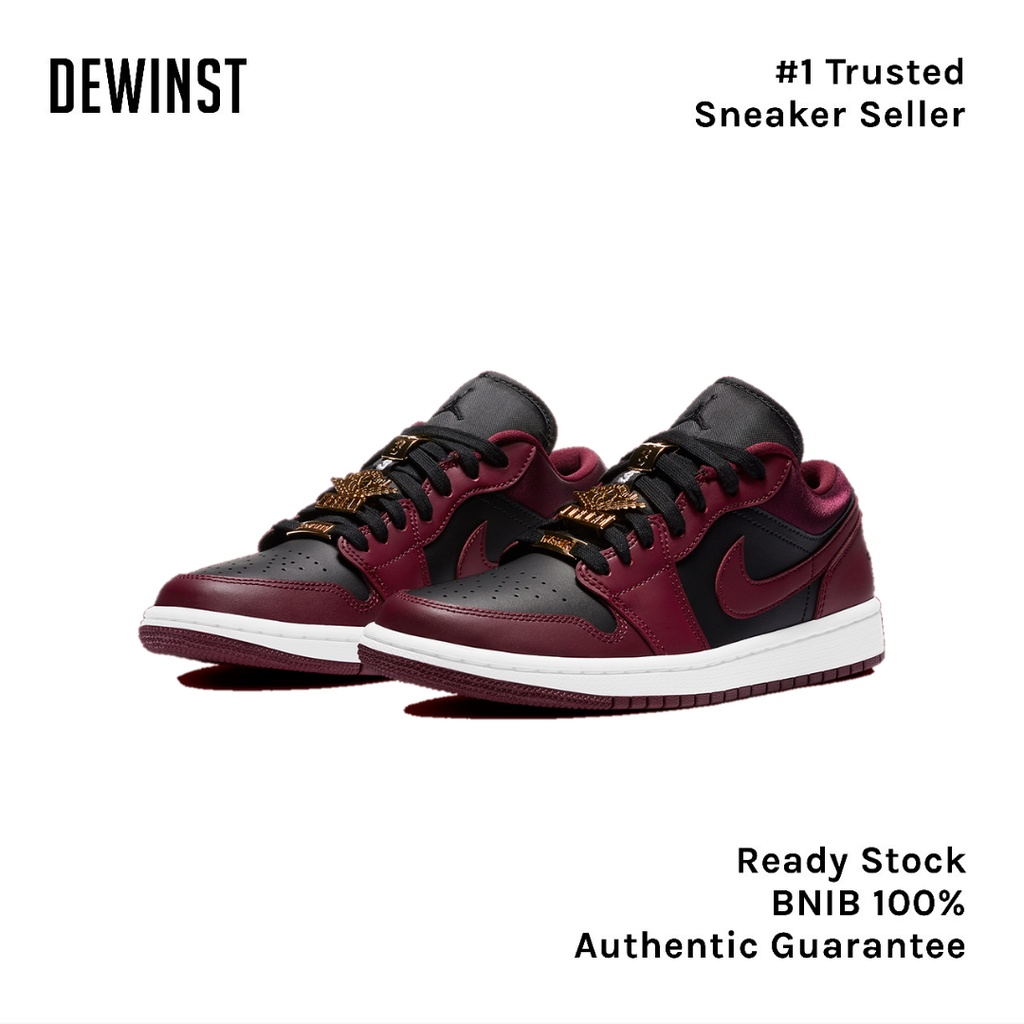 Air Jordan 1 Low SE Dark Beetroot Black Womens