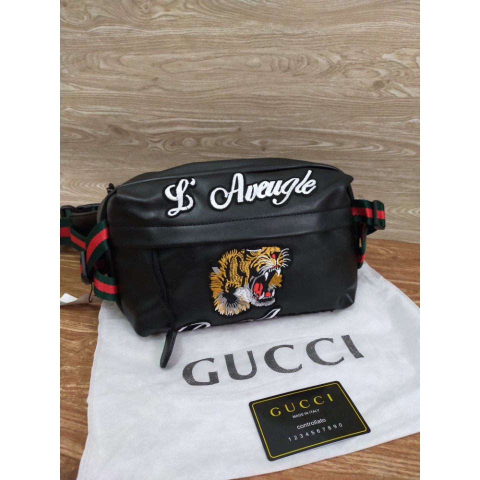 gucci tiger fanny pack