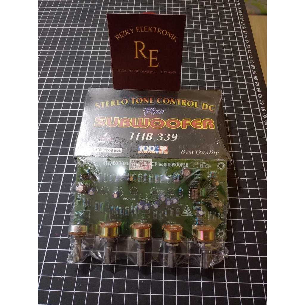 stereo tone control dc dengan subwoofer merk ckj