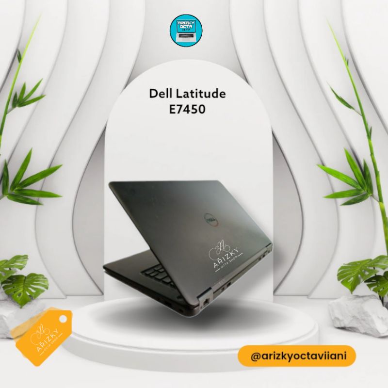 Jual Laptop Second Dell Latitude E7450 core i5 gen 5 Ram 8gb SSD 128GB WEBCAM - BONUS TAS