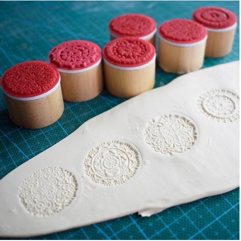 Wooden Stamp - Round Mandala Series