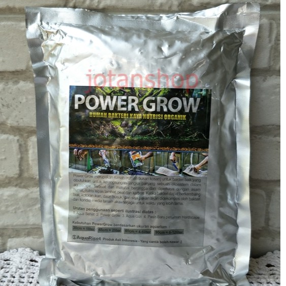 powergrow power grow rumah bakteri aquascape